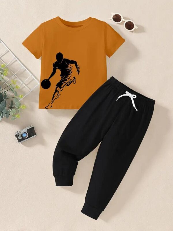 Cotton Printed Tracksuit - Image 3