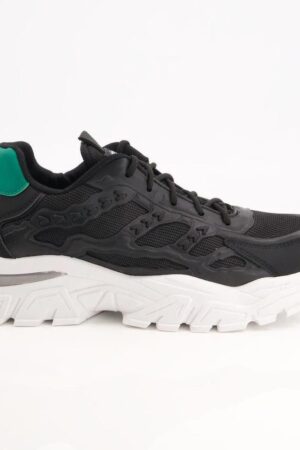 Leather Sneakers, Black