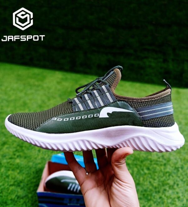 Casual Sneakers Green & BLack - Image 3