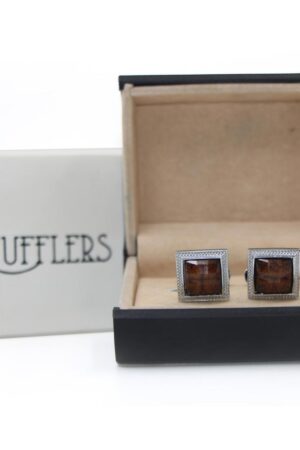 Classic Cufflinks Dark Brown