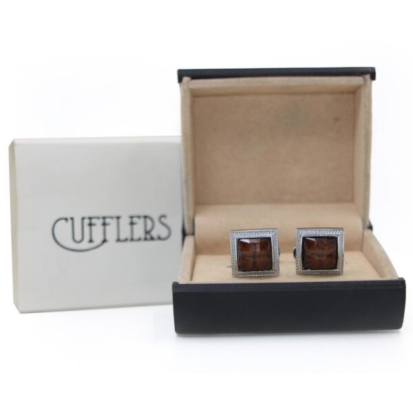 Classic Cufflinks Dark Brown