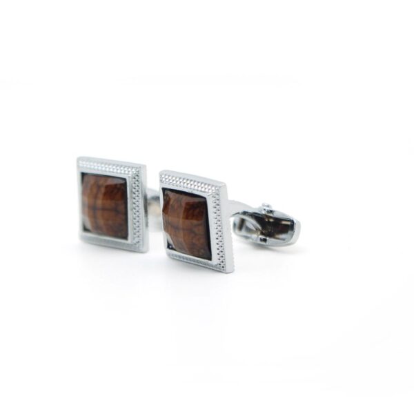 Classic Cufflinks Dark Brown - Image 6