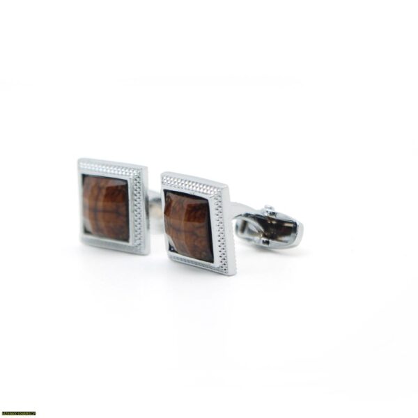 Classic Cufflinks Dark Brown - Image 2