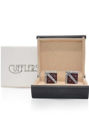 Vintage Cufflinks  Silver & Black