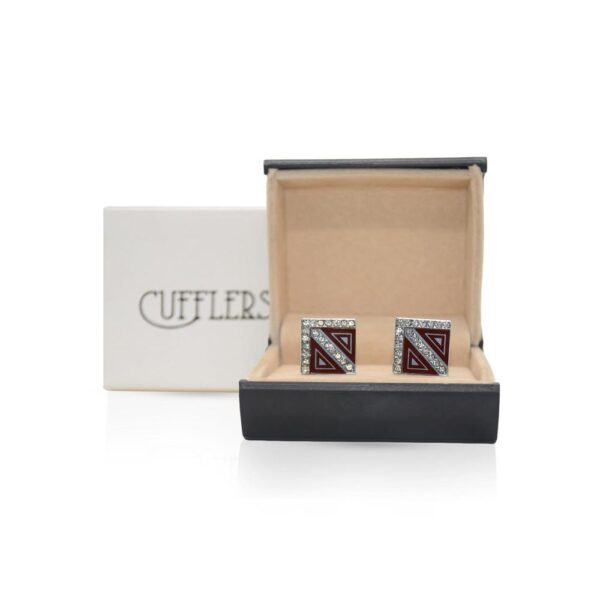 Vintage Cufflinks  Silver & Black