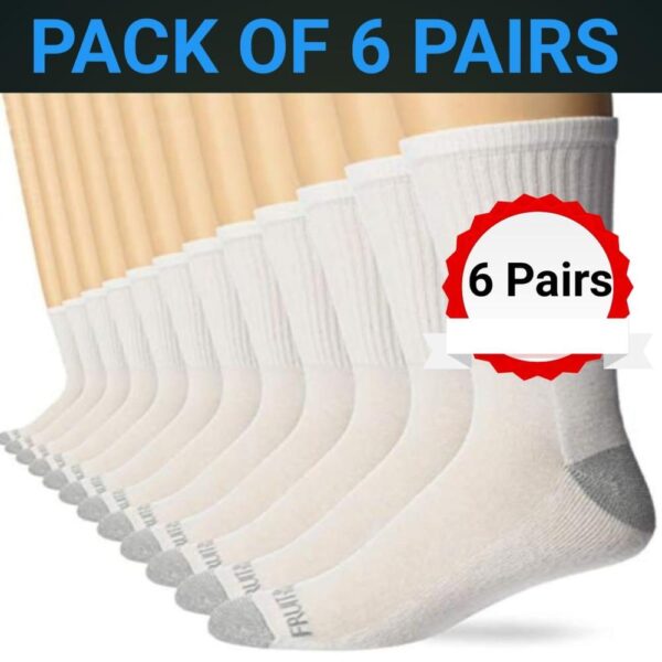 Cotton Athletic Socks -Pack Of 6 - Image 2