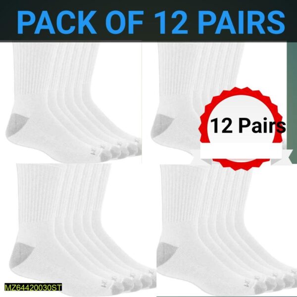 Cotton Athletic Socks -Pack Of 12 - Image 6
