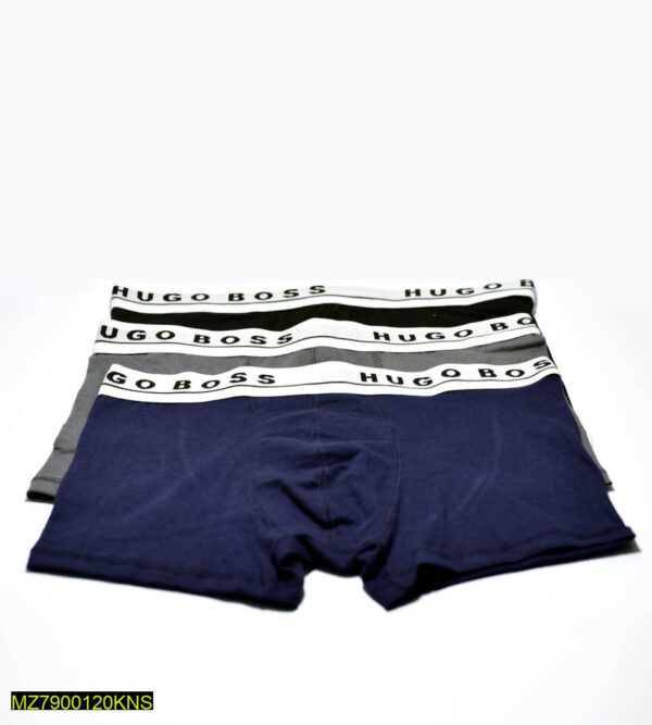 Men's Cotton Boxers, Pack Of 3 - Image 3