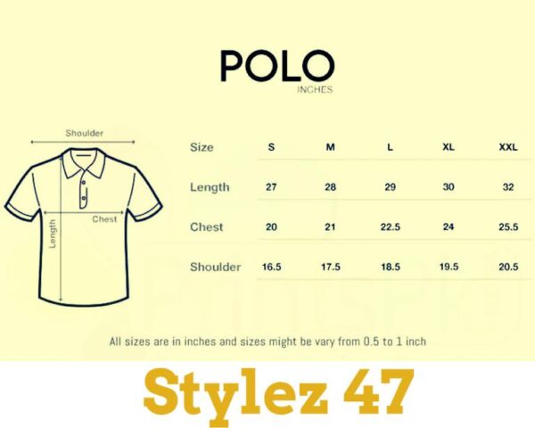 Cotton Jersey Plain Polo Shirt Off White - Image 2