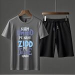 2 Pcs Men's Jersey Printed Track suit