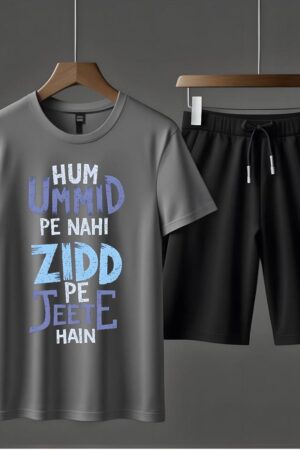 2 Pcs Men's Jersey Printed Track suit