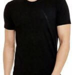 Cotton Jersey Plain Shirt Black