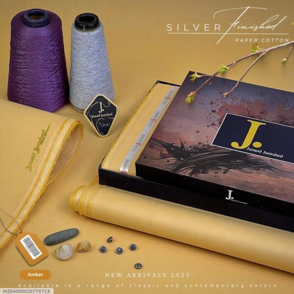 Paper Cotton Plain Suit- Yellow