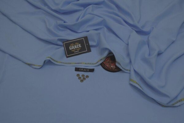Unstitched Wash And Wear  Grace-  Blue - Image 2