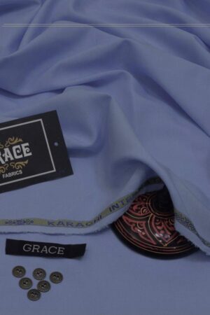 Unstitched Wash And Wear  Grace-  Blue