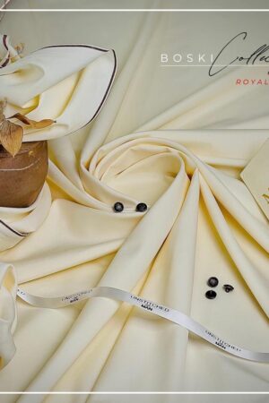 Unstitched Boski Plain Suit Off White