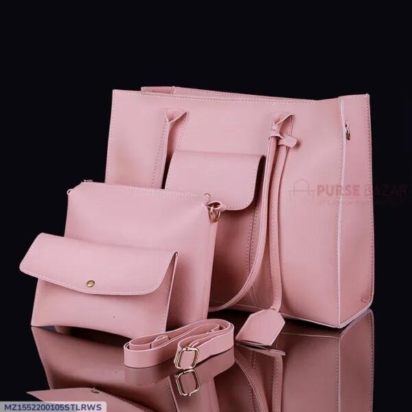 Leather Hand Bag Set - Image 5