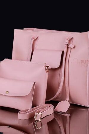 Leather Hand Bag Set