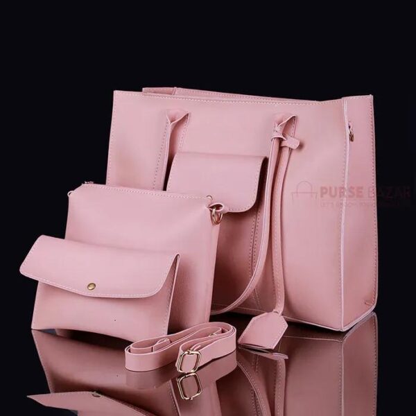 Leather Hand Bag Set