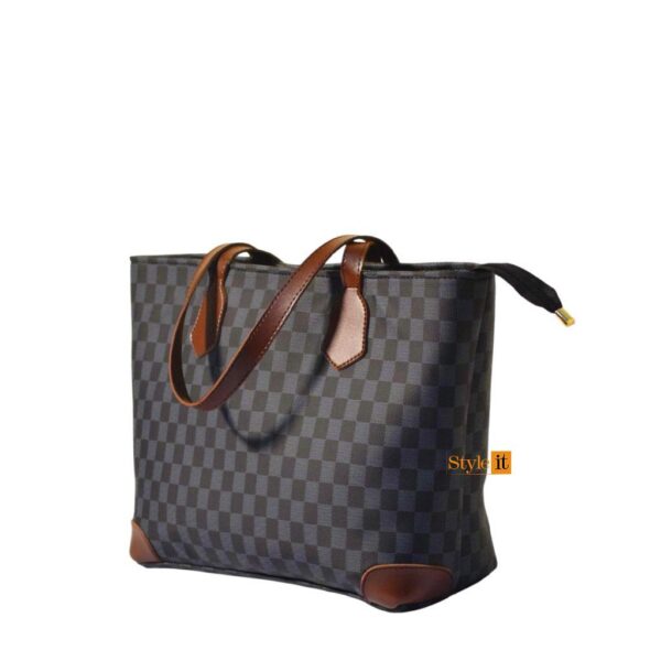 Leather Printed Shoulder Bag - Image 6