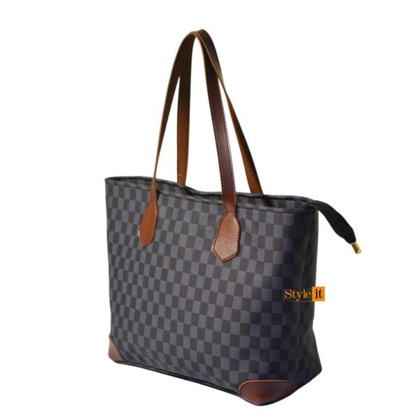 Leather Printed Shoulder Bag - Image 8