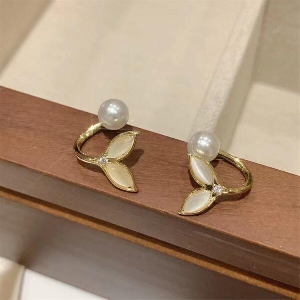 Funky Gold Plated Rhinestone Studs - Image 3