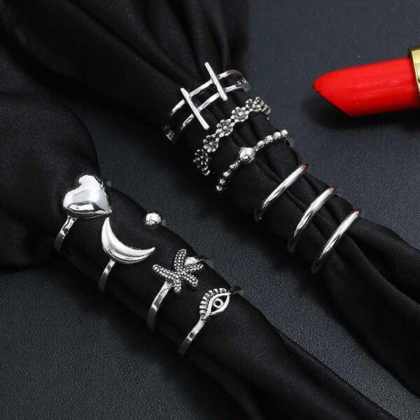 10 Pc Rings Set For Women And Girls - Image 2