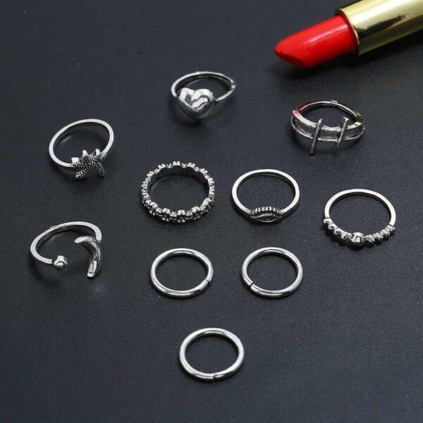 10 Pc Rings Set For Women And Girls - Image 6