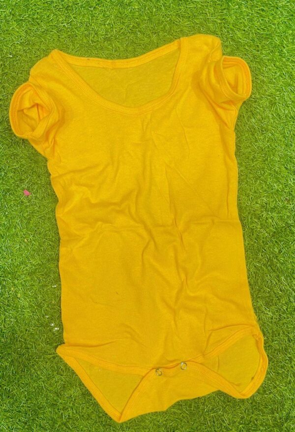 Cotton Romper Bright Yellow