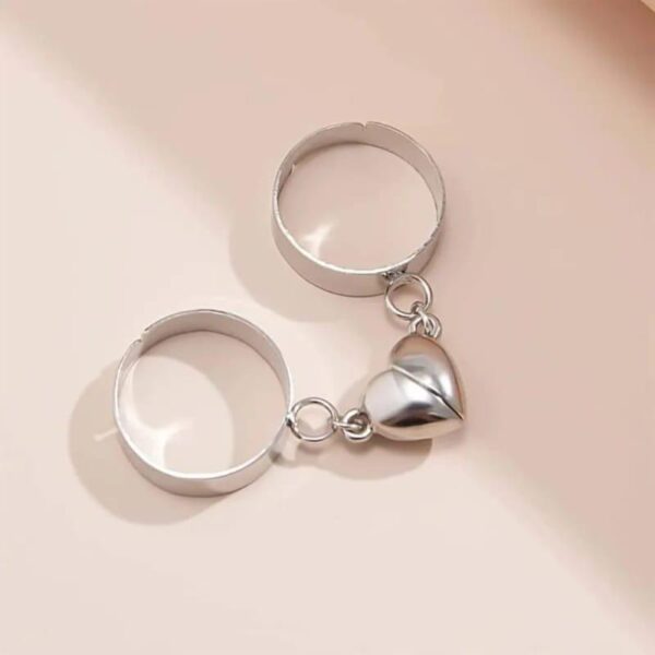 Trendy Magnetic Couple Rings - Image 4