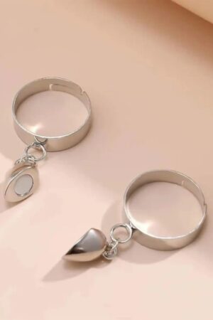 Trendy Magnetic Couple Rings