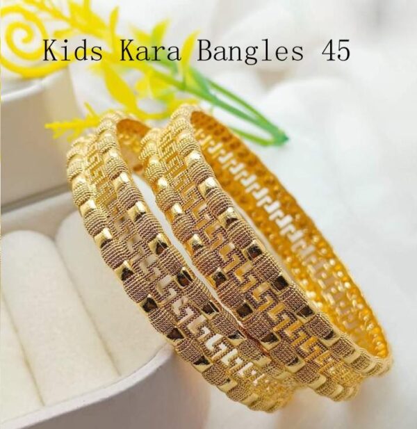 2 Pcs Funky Resin Polish Kara Bangle - Image 4