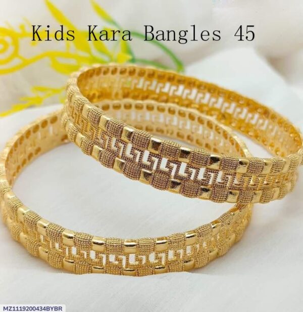 2 Pcs Funky Resin Polish Kara Bangle - Image 3