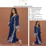 2 Pcs Women's Unstitched Embroidered Suit