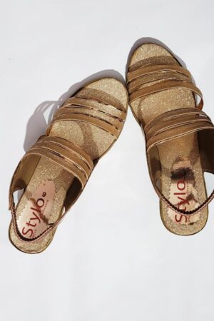 Women Rexine Fancy Wedge Sandals
