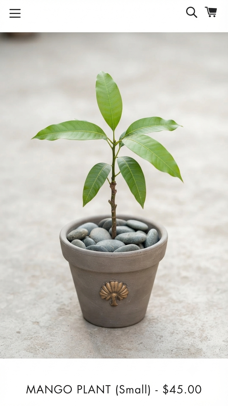 Mango Plant (Small) (Mangifera indica)