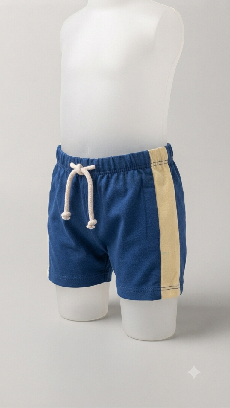 Blue and Yellow Baby Short