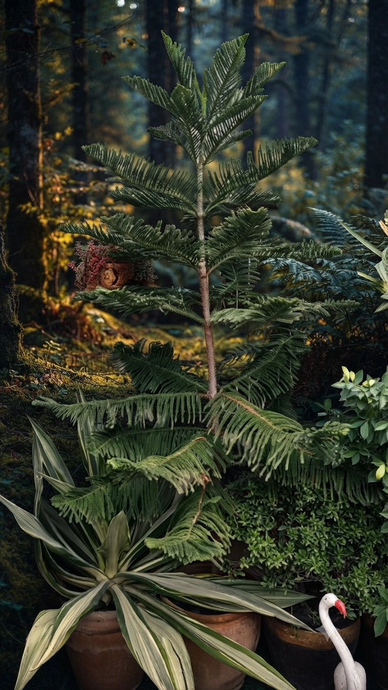 Norfolk Island Pine / Araucaria Plant (Araucaria heterophylla) Christmas tree