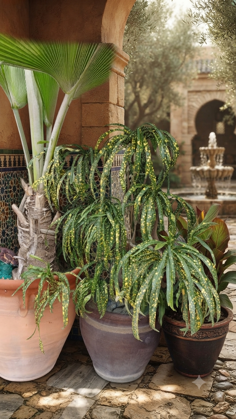 Gold Dust Croton / Spotty Croton (Codiaeum variegatum 'Gold Dust')