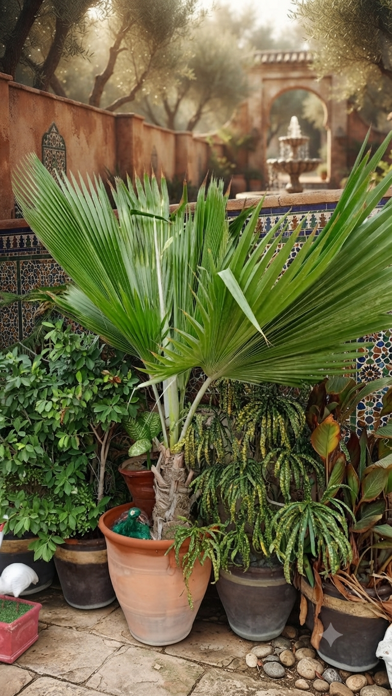 Chinese Fan Palm / China Palm (Livistona chinensis)